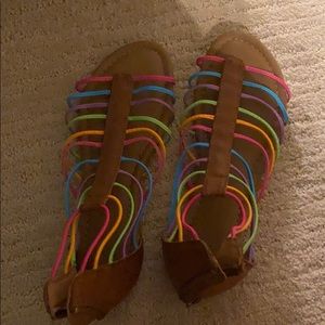 Rainbow sandals